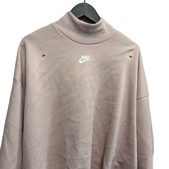 Nike Women's Sportswear Tech Fleece Mock Neck Pullover size XL - Picture 3 of 9